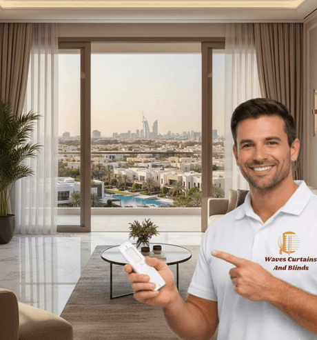 Living room curtains Dubai