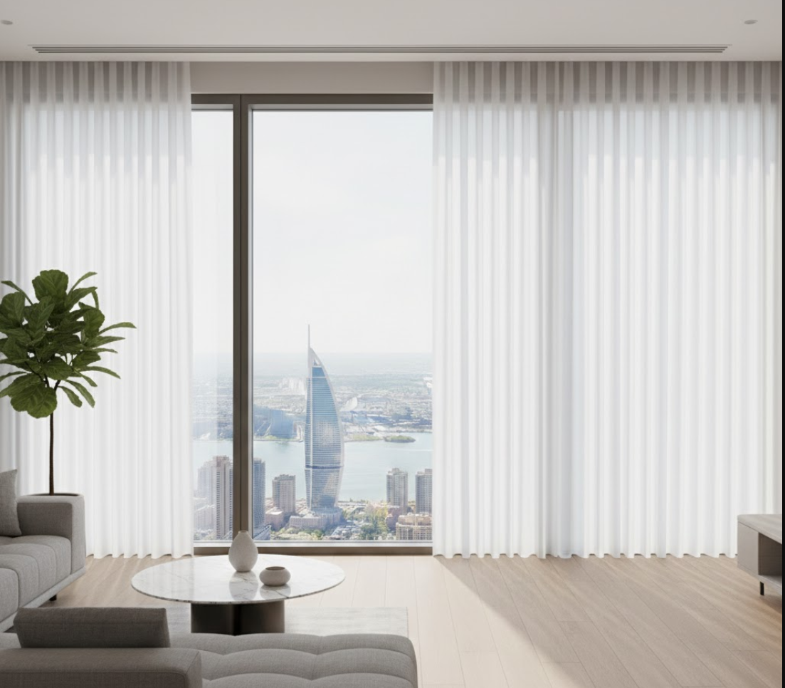 Curtains for Large Windows in Dubai | Expert Guide